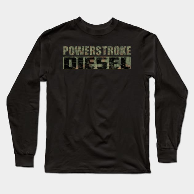 Powerstroke diesel engine truck Power Stroke 7.3L Long Sleeve T-Shirt by JayD World